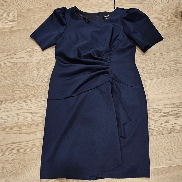 NWOT Xscape Blue Evening Dress - Picture 1 of 6